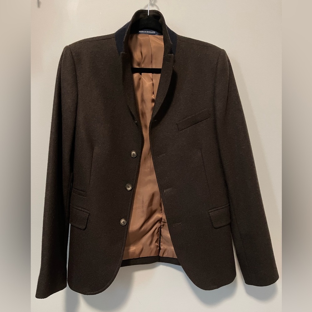 Topman Slim Suit Blazer Pure Wool